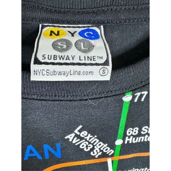 Vintage New York subway map tshirt - Picture 2 of 6